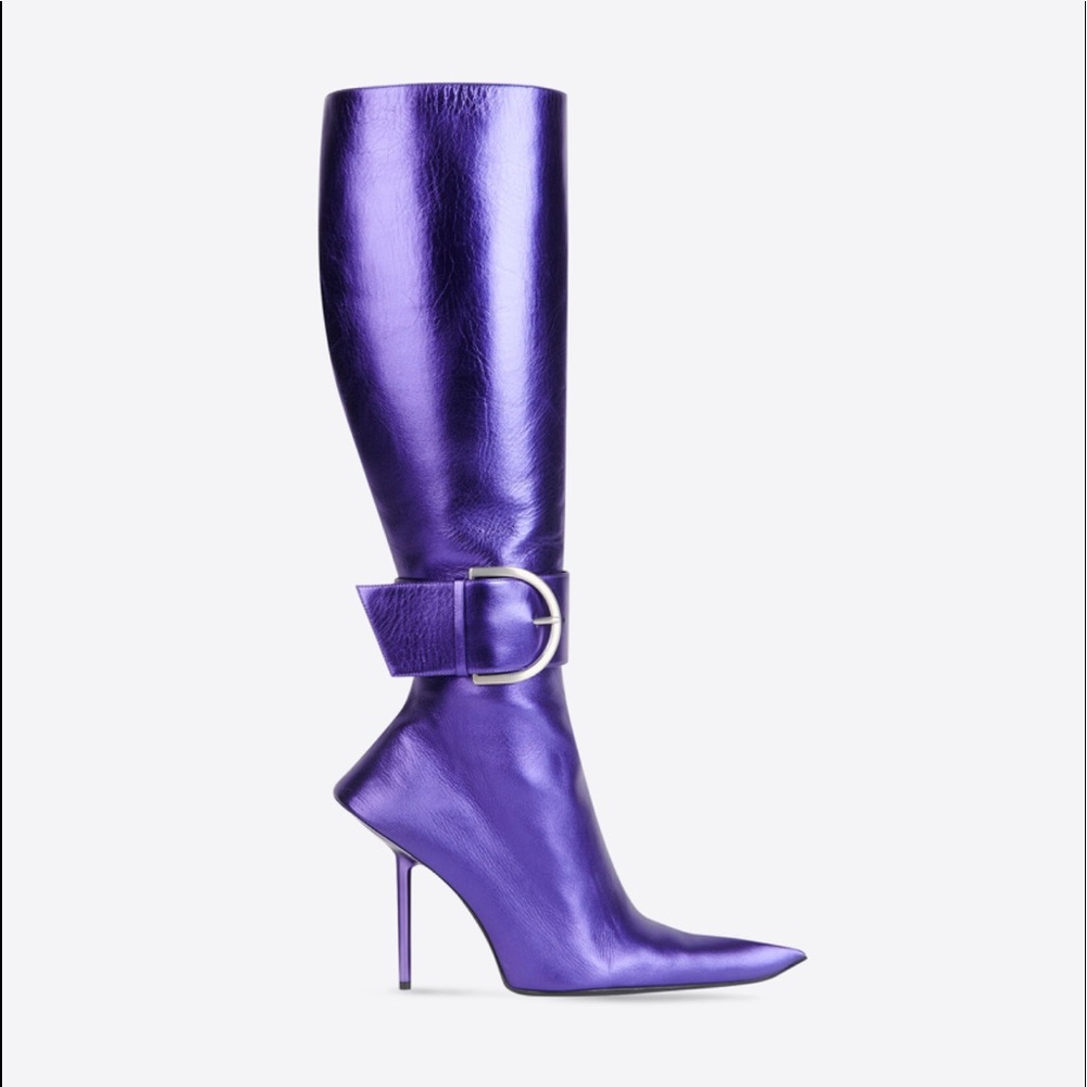 Balenciaga Women’s Essex 110 MM Boot in Purple (NWT)!